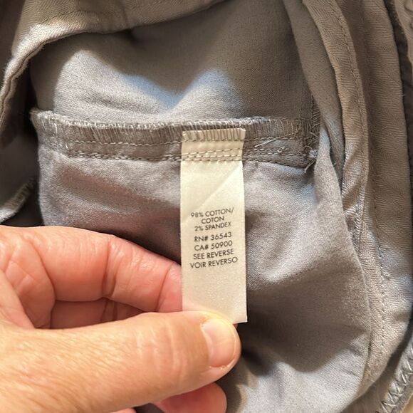 CK 38 x 32 Silver Gray Pin Stripe Cotton Chinos - Picture 11 of 13